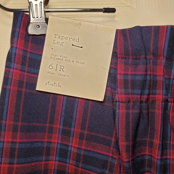 A New Day Women’s High Rise Relaxed Fit Tapered Leg Stretch Pants Sz 6 - Picture 6 of 8